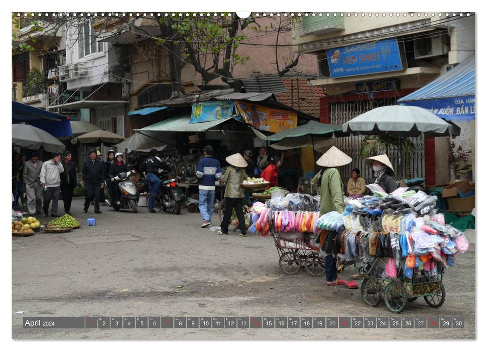 Menschen in Vietnam (CALVENDO Wandkalender 2024)