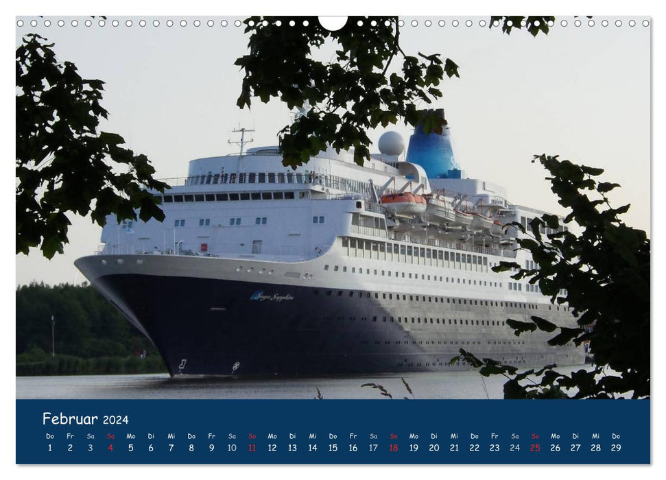 Dream ships in the north (CALVENDO wall calendar 2024) 