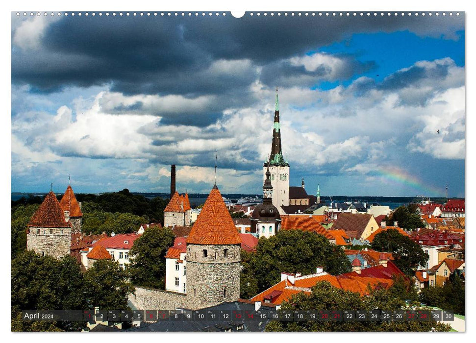 The Baltics - On the move in fascinating cultural landscapes (CALVENDO wall calendar 2024) 