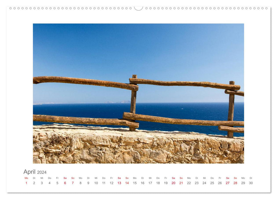 Griechenlands Perlen Kreta und Santorin (CALVENDO Premium Wandkalender 2024)