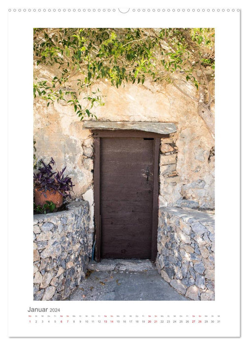 Beautiful old doors (CALVENDO Premium Wall Calendar 2024) 