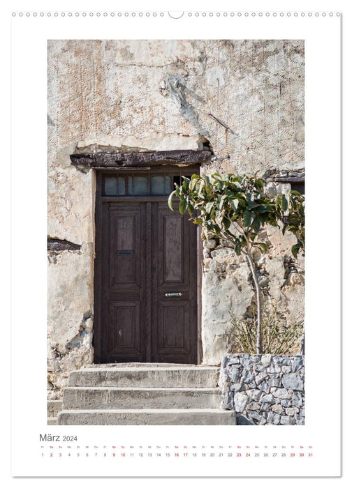 Belles portes anciennes (Calendrier mural CALVENDO Premium 2024) 