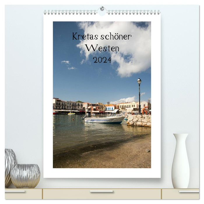 Crete's beautiful west (CALVENDO Premium Wall Calendar 2024) 