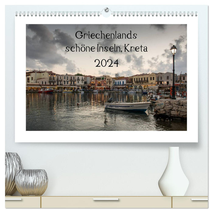 Les belles îles de Grèce, Crète (Calvendo Premium Wall Calendar 2024) 