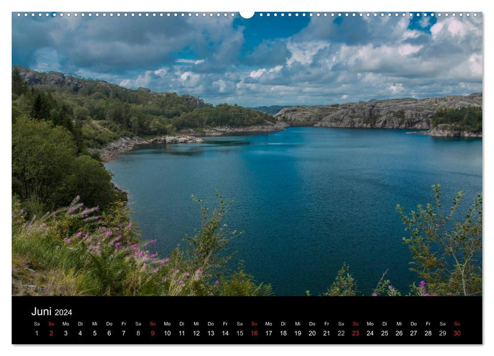 Norvège - Le Sud (Calvendo Premium Wall Calendar 2024) 