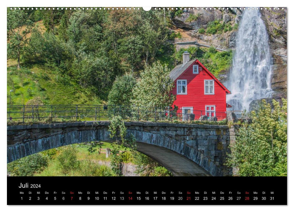 Norvège - Le Sud (Calvendo Premium Wall Calendar 2024) 