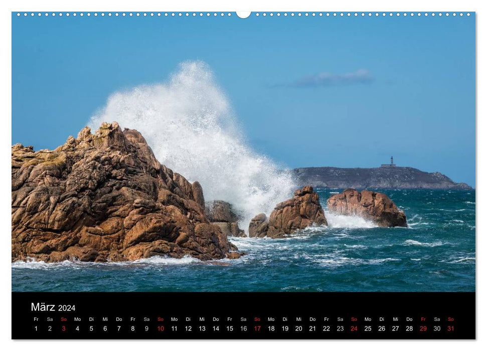 On the road in Brittany (CALVENDO wall calendar 2024) 