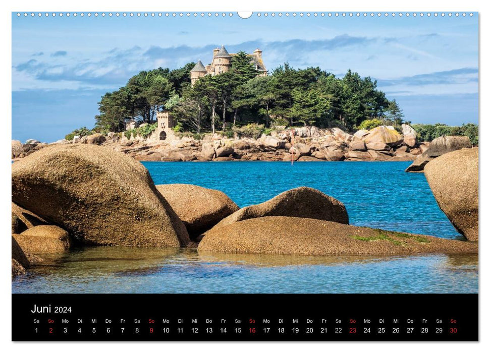 On the road in Brittany (CALVENDO wall calendar 2024) 