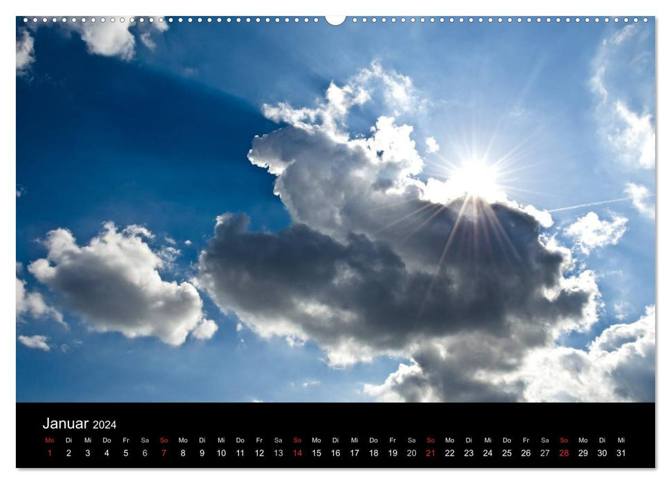Cloud painting (CALVENDO Premium Wall Calendar 2024) 