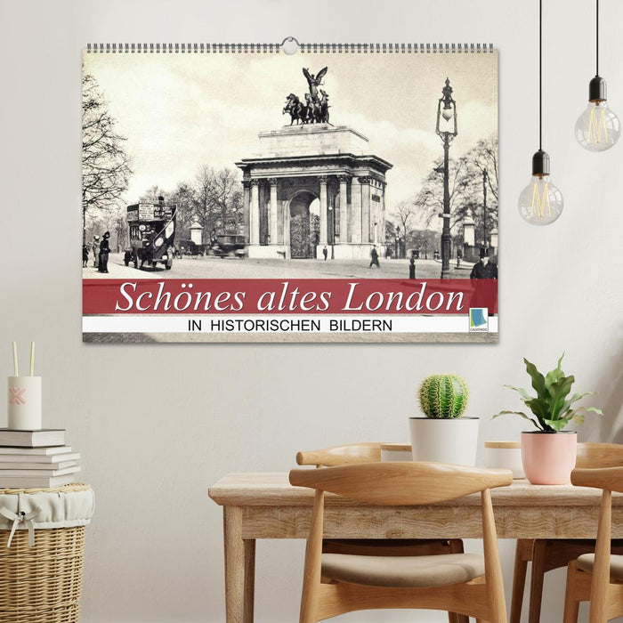 Beautiful old London in historical pictures (CALVENDO wall calendar 2024) 