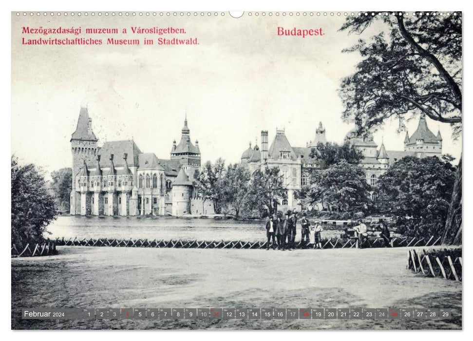 Budapest: in old times (CALVENDO wall calendar 2024) 