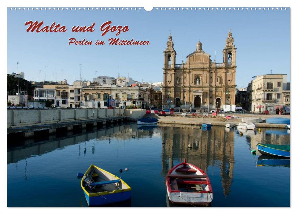 Malta und Gozo, Perlen im Mittelmeer (CALVENDO Wandkalender 2024)