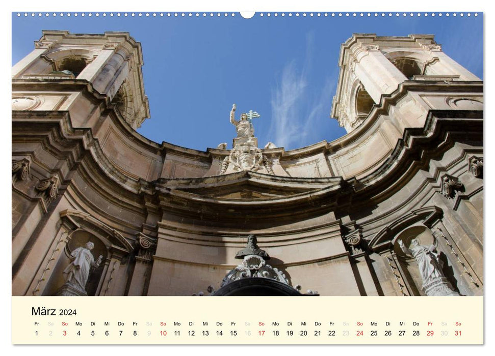 Malta and Gozo, pearls in the Mediterranean (CALVENDO wall calendar 2024) 