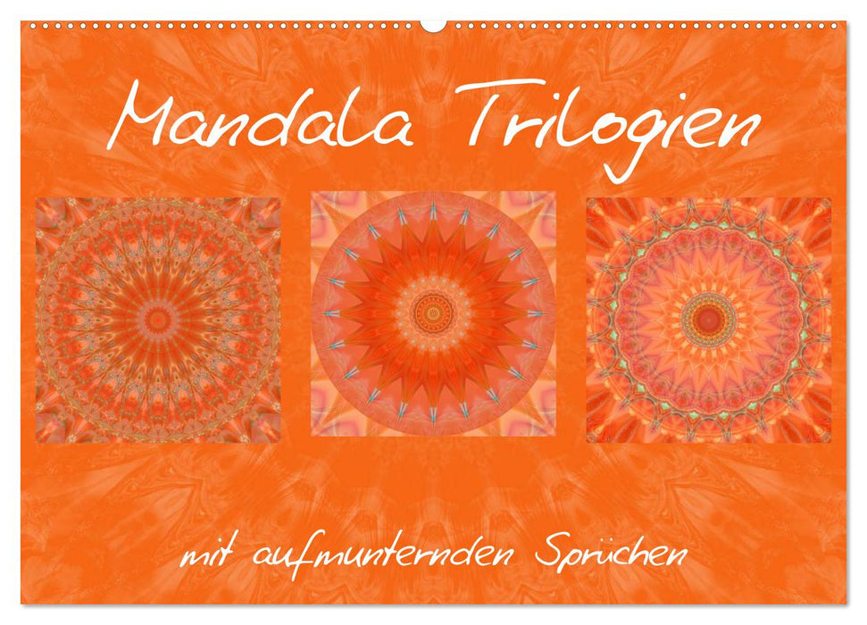 Mandala Trilogien (CALVENDO Wandkalender 2024)