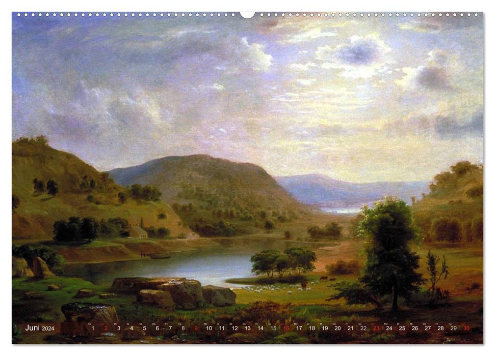 Painted Landscapes (CALVENDO Premium Wall Calendar 2024) 