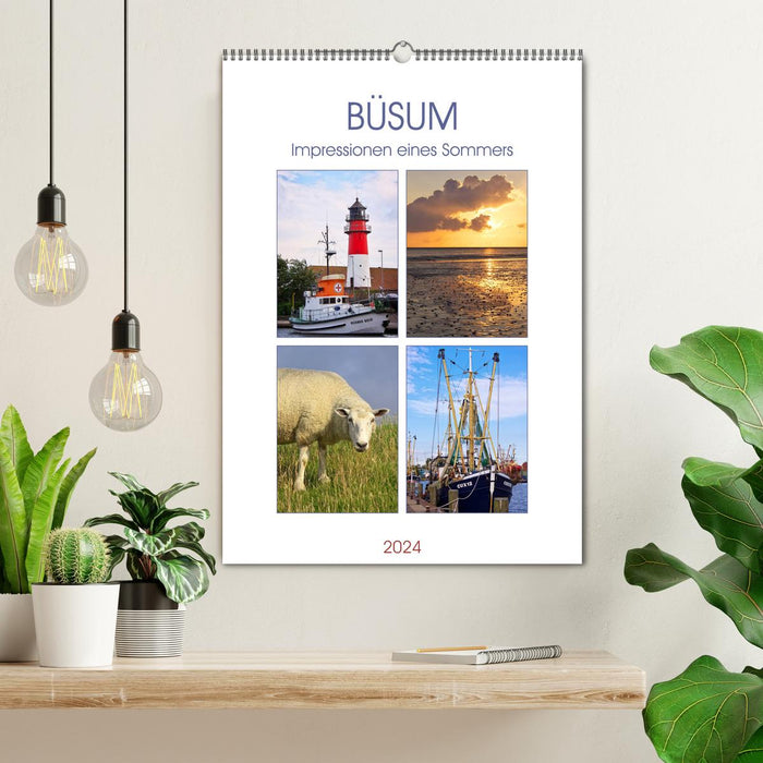 Büsum - Impressions of a summer (CALVENDO wall calendar 2024) 