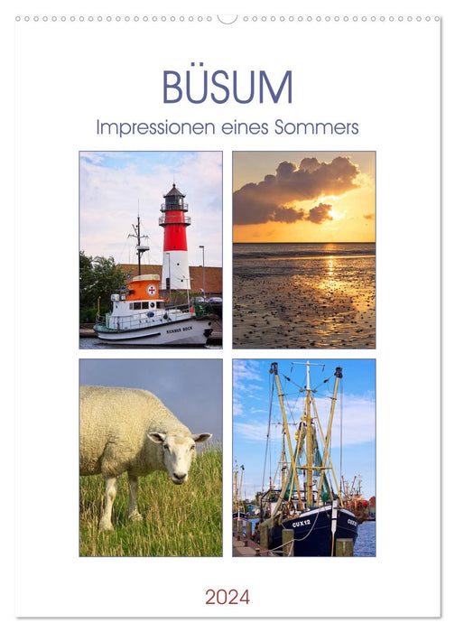 Büsum - Impressions of a summer (CALVENDO wall calendar 2024) 