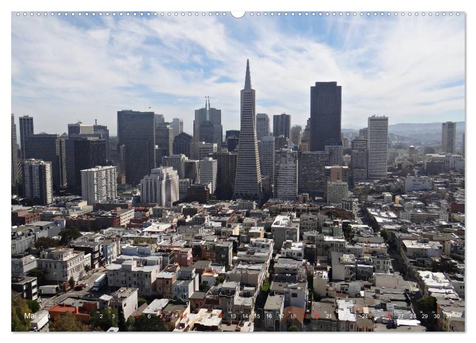 San Francisco Westküste USA (CALVENDO Premium Wandkalender 2024)