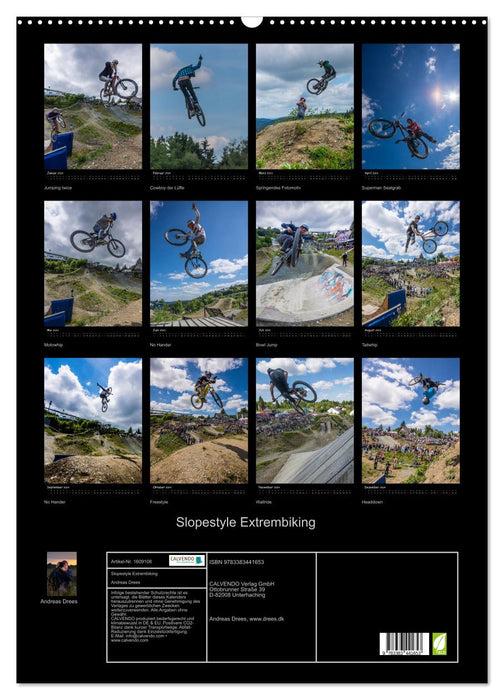 Slopestyle Extrembiking (CALVENDO Wandkalender 2024)