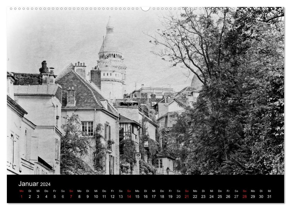 Stroll through Paris (CALVENDO Premium Wall Calendar 2024) 