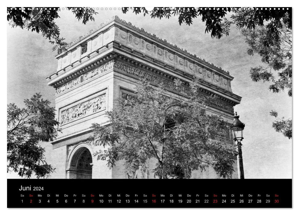 Streifzug durch Paris (CALVENDO Premium Wandkalender 2024)