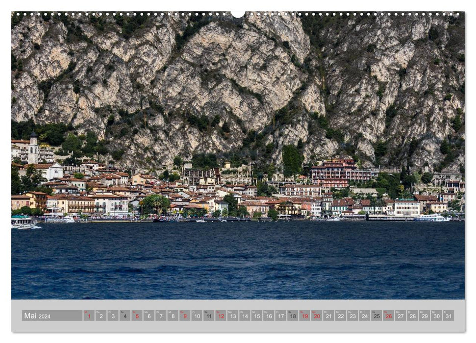 Typically Lake Garda - enchanting views and details (CALVENDO Premium Wall Calendar 2024) 