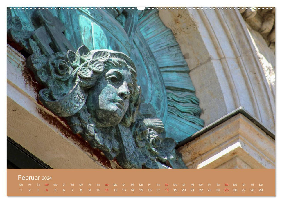Leipzig - Vom Jugendstil zum Art Deco (CALVENDO Premium Wandkalender 2024)