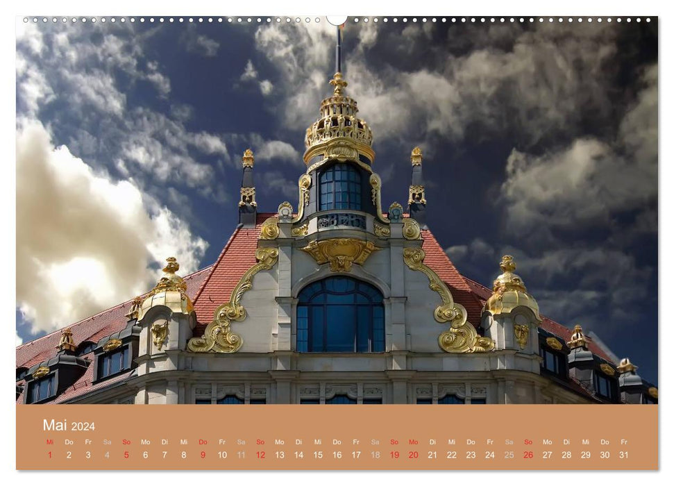 Leipzig - Vom Jugendstil zum Art Deco (CALVENDO Premium Wandkalender 2024)