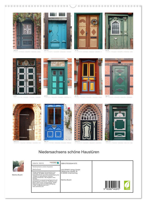 Lower Saxony's beautiful front doors (CALVENDO Premium Wall Calendar 2024) 