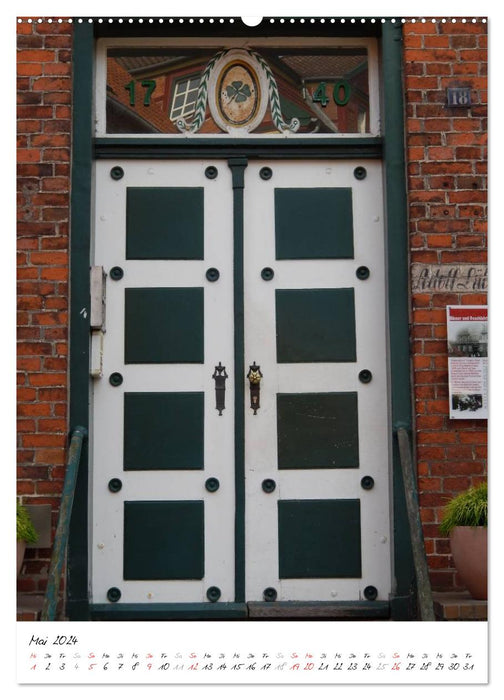 Lower Saxony's beautiful front doors (CALVENDO Premium Wall Calendar 2024) 