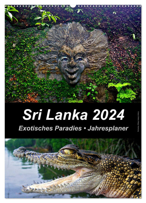 Sri Lanka 2024 - Exotic Paradise - Annual Planner (CALVENDO Wall Calendar 2024) 