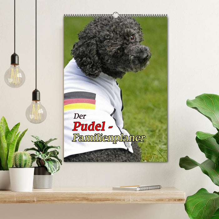The Poodle Family Planner (CALVENDO Wall Calendar 2024) 