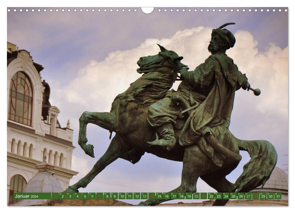 Kiev - capitale de l'Ukraine (calendrier mural CALVENDO 2024) 