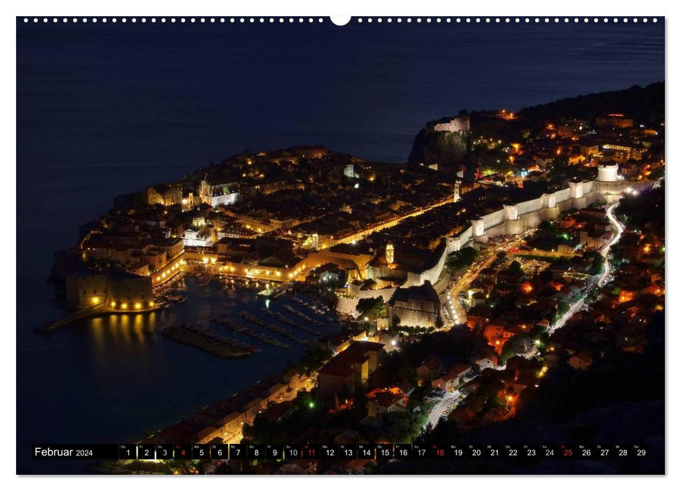 Dubrovnik - Perle de l'Adriatique (Calvendo Premium Wall Calendar 2024) 