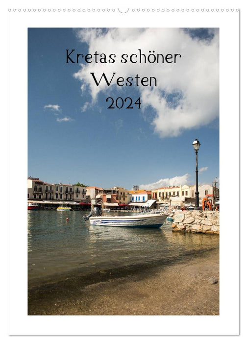 Crete's beautiful west (CALVENDO wall calendar 2024) 