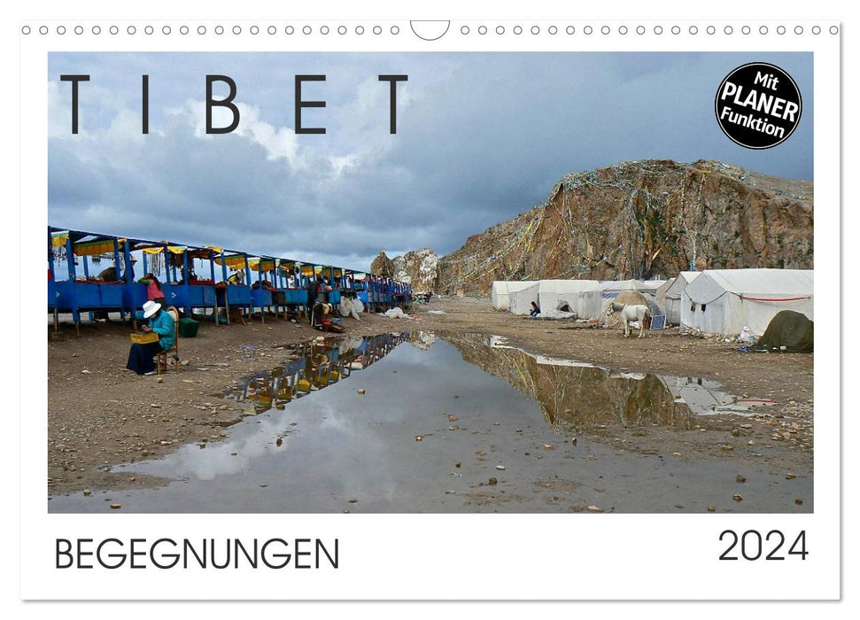 Tibet - Encounters (CALVENDO wall calendar 2024) 