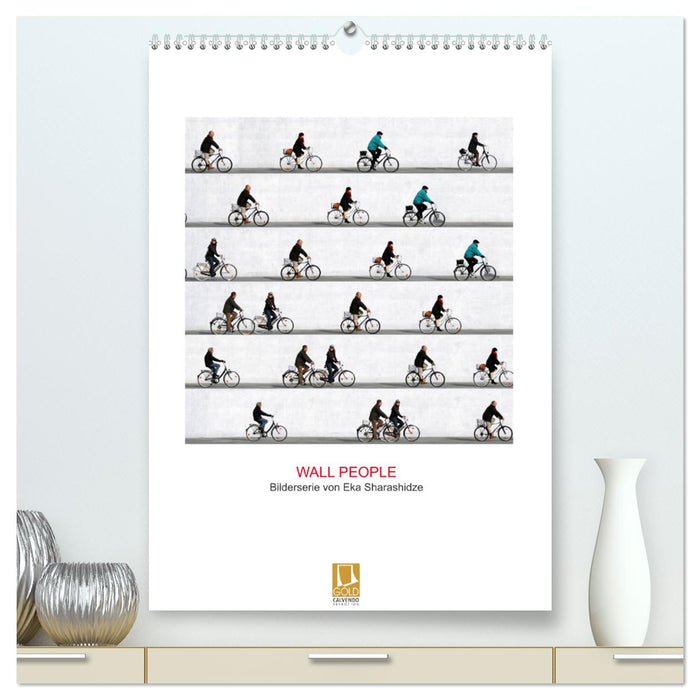 Wall People - série d'images d'Eka Sharashidze (Calvendo Premium Wall Calendar 2024) 