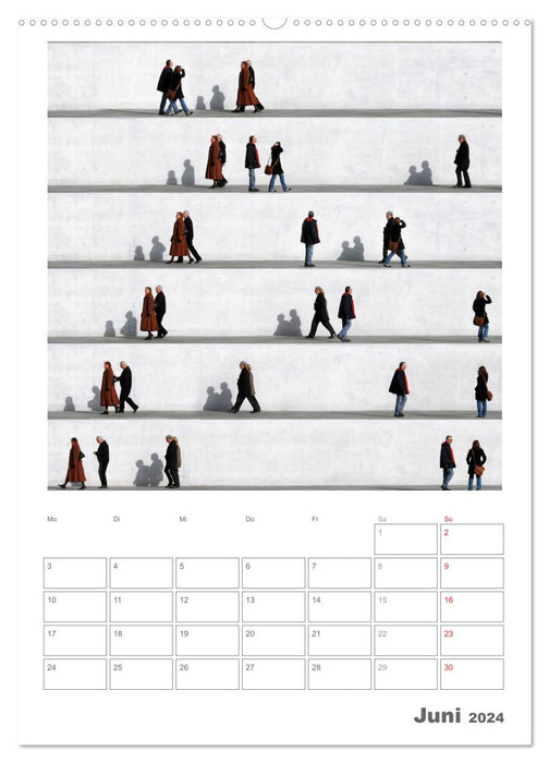 Wall People - Bilderserie von Eka Sharashidze (CALVENDO Premium Wandkalender 2024)