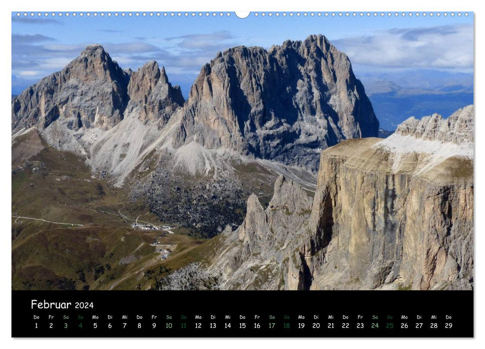 World Natural Heritage - In the realm of the DOLOMITES (CALVENDO wall calendar 2024)