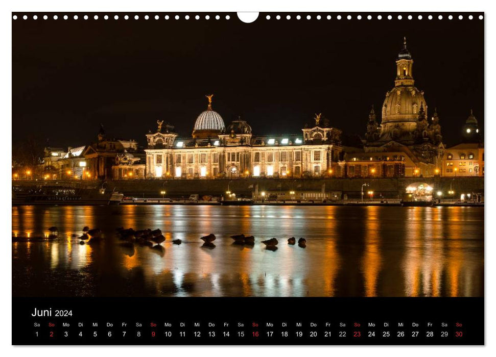 Dresden and surrounding areas (CALVENDO wall calendar 2024) 