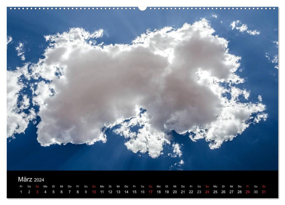 Cloud painting (CALVENDO wall calendar 2024) 