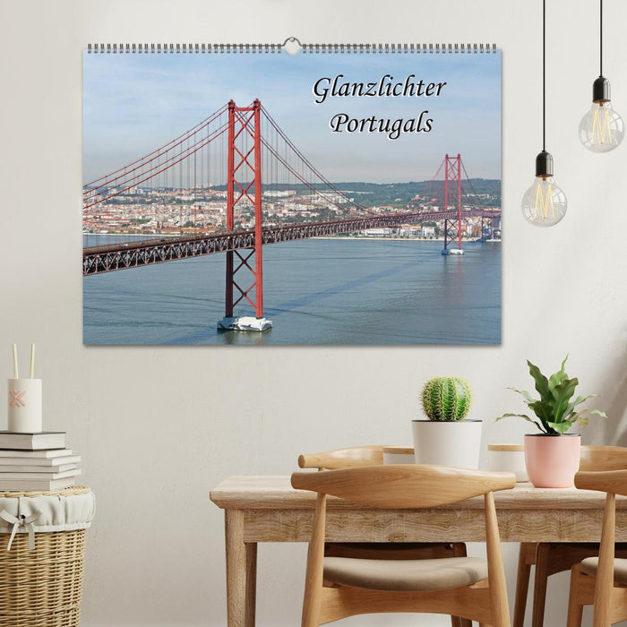 Highlights of Portugal (CALVENDO wall calendar 2024) 