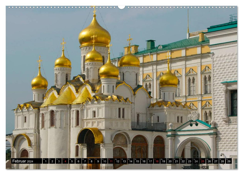 River cruise Moscow - St. Petersburg (CALVENDO wall calendar 2024) 