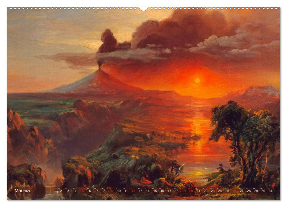 Painted landscapes (CALVENDO wall calendar 2024) 