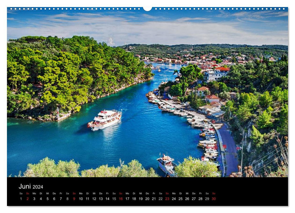 From Corfu to Antipaxos (CALVENDO Premium Wall Calendar 2024) 