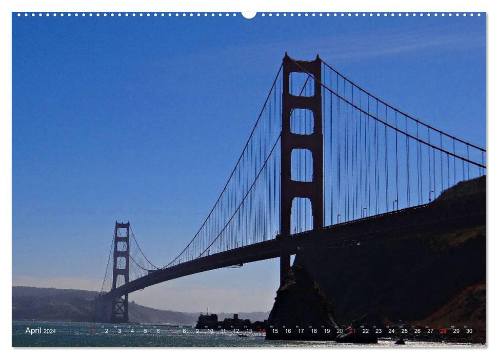 San Francisco Westküste USA (CALVENDO Wandkalender 2024)