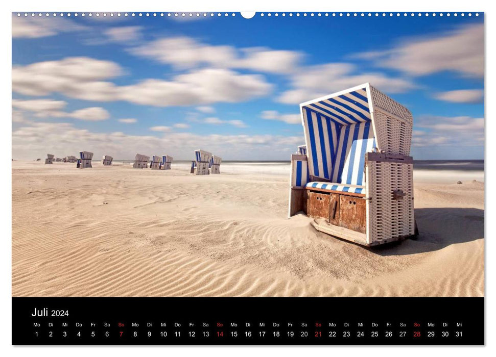 SYLT derrière les dunes (Calvendo Premium Wall Calendar 2024) 