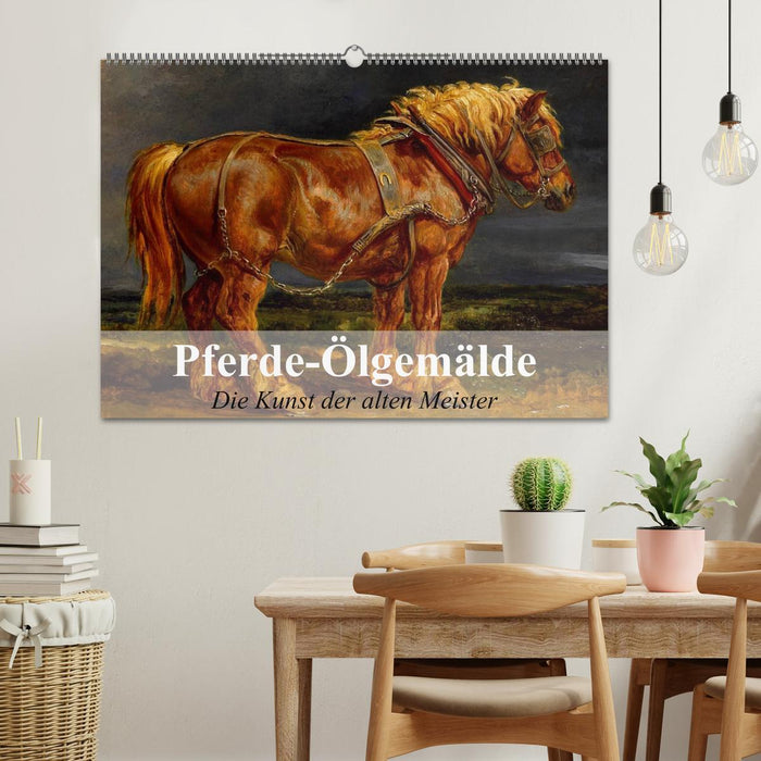 Horse Oil Painting - The Art of the Old Masters (CALVENDO Wall Calendar 2024) 