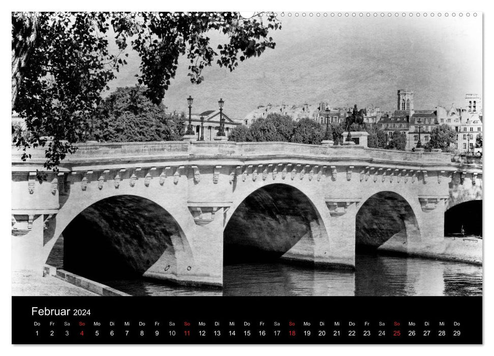 Streifzug durch Paris (CALVENDO Wandkalender 2024)