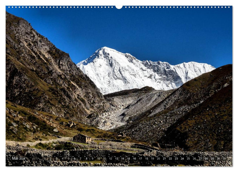 Himalaya - Gipfel des Sagarmatha Nationalparks (CALVENDO Wandkalender 2024)